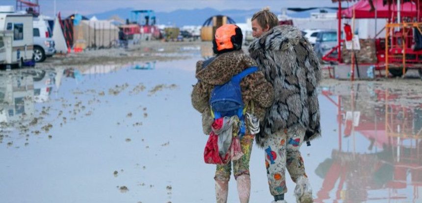 Burning Man Festival Grapples with Mud Crisis as Rainfall Deluges Attendees