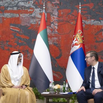 Khaled bin Mohamed bin Zayed discusses trilateral relations with President of Serbia and Prime Minister of Hungary