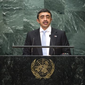 Abdullah bin Zayed meets with UN Secretary-General in New York