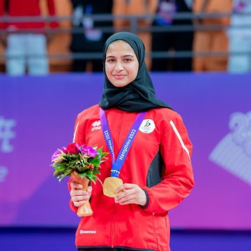 UAE’s Asma Alhosani made history on Friday as the country’s first woman to secure a gold medal at the Asian Games