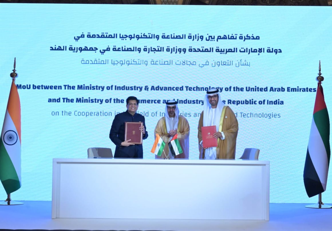 UAE, India sign MoU to drive investment, collaboration in industry, advanced technologies