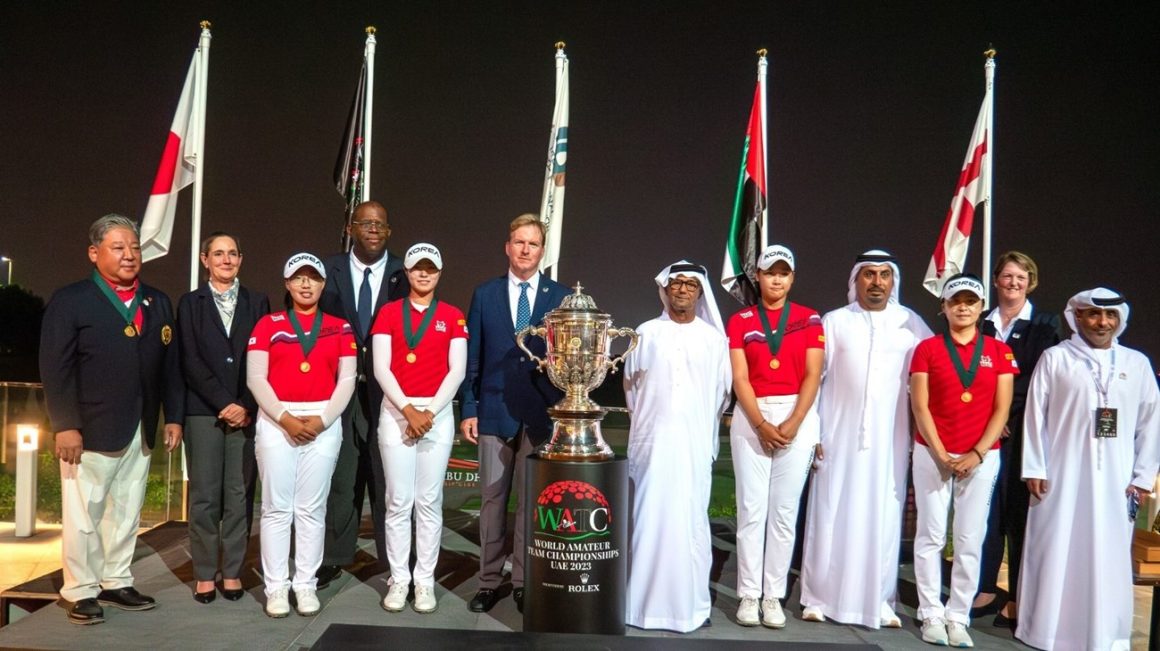 Korea cruise to gold at World Amateur Team Championship in Abu Dhabi Golf Club