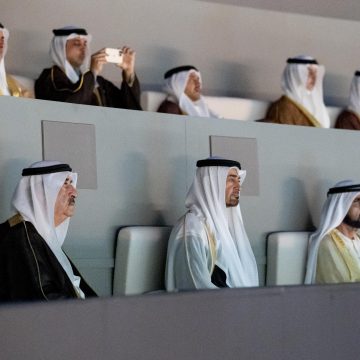 Suroor bin Mohammed, Saif bin Zayed attend Oman National Day celebration in Abu Dhabi