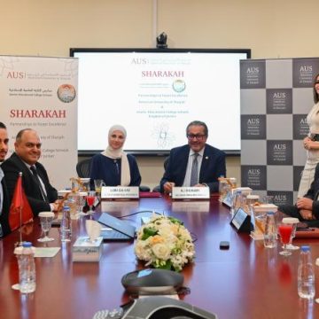 AUS Sharakah Programme partners with Islamic Educational College Schools in Jordan