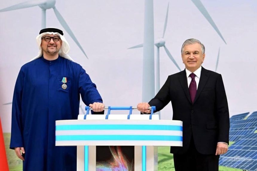 9h50a23w1k70si8pn President of Uzbekistan witnesses grid connection of Masdar projects totalling 1.4GW of Clean Energy to National Grid