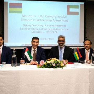 UAE and Mauritius finalise terms of Cepa deal to boost trade and investment ties