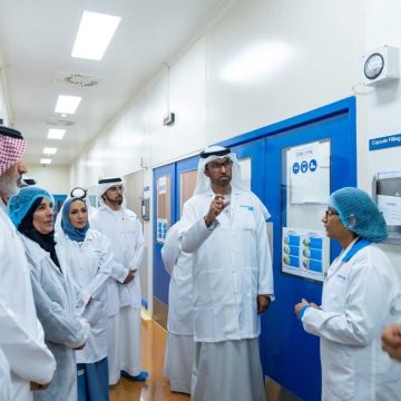 UAE Minister of Industry and Advanced Technology visits pharma manufacturer Global Pharma