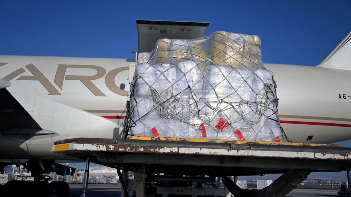 UAE dispatches plane carrying 55 tonnes of relief and medical aid to Ukraine