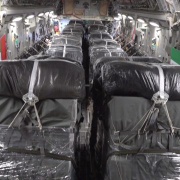 UAE, Egypt airdrop eighth humanitarian aid batch in Gaza under ‘Birds of Goodness’
