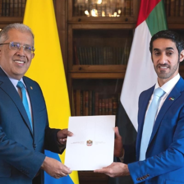 UAE Ambassador presents copy of credentials to Vice Minister of Foreign Affairs of Colombia