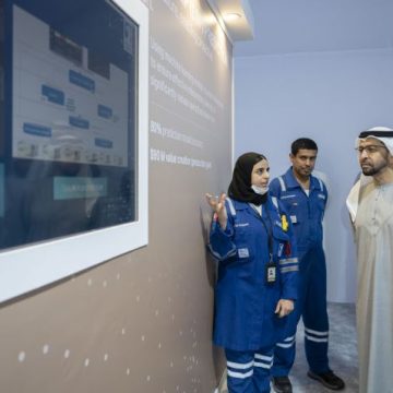Hamdan bin Zayed visits Bu Hasa field, praises ADNOC’s efforts in employing AI in production processes