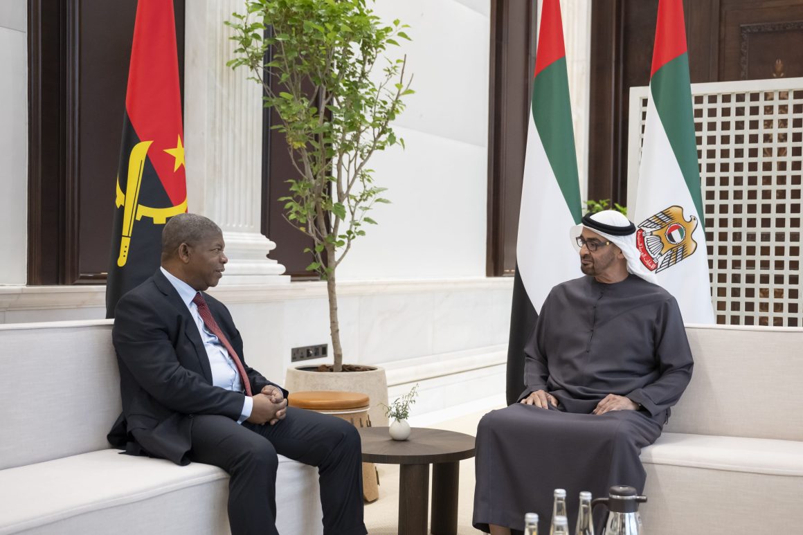 UAE and Angolan Presidents discuss enhancing bilateral cooperation