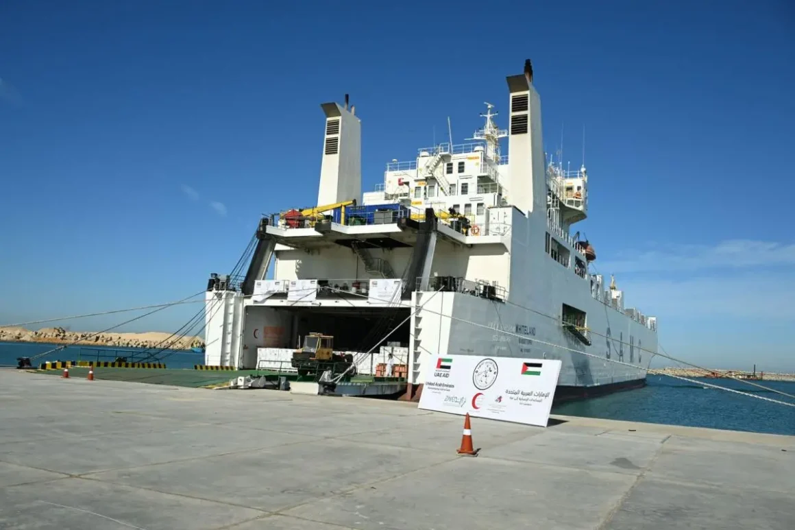 UAE sends hundreds of tonnes of food to Gaza