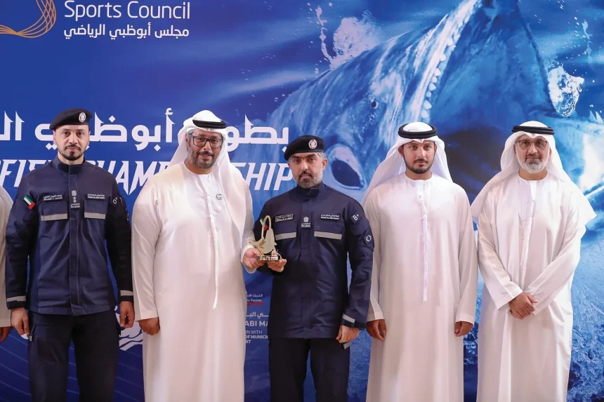 Ahmed bin Hamdan awards winners of Abu Dhabi Grand Kingfish Championship 2024