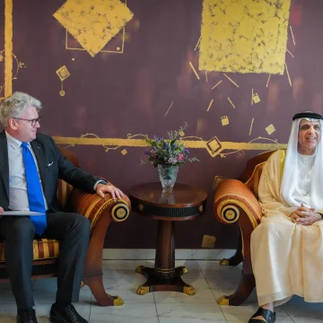 RAK Ruler receives Ambassador of Estonia