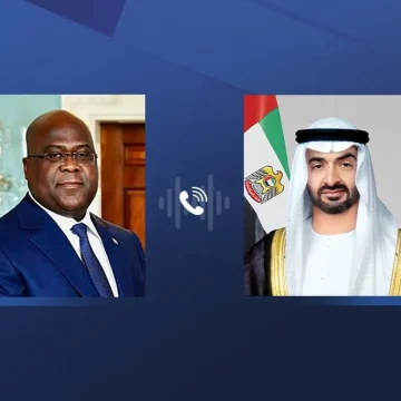 UAE President receives phone call from President of Democratic Republic of Congo