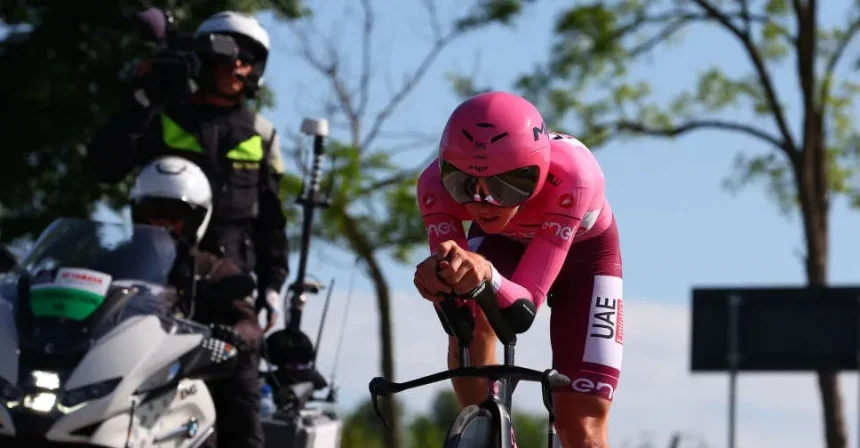 UAE Team Emirates’ Pogačar finishes second in ITT