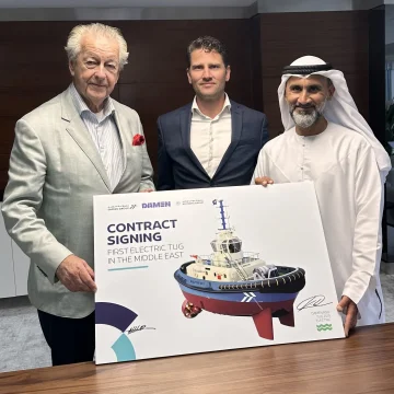 ‘SAFEEN’ trials first electric tug in Middle East for Marine Services fleet