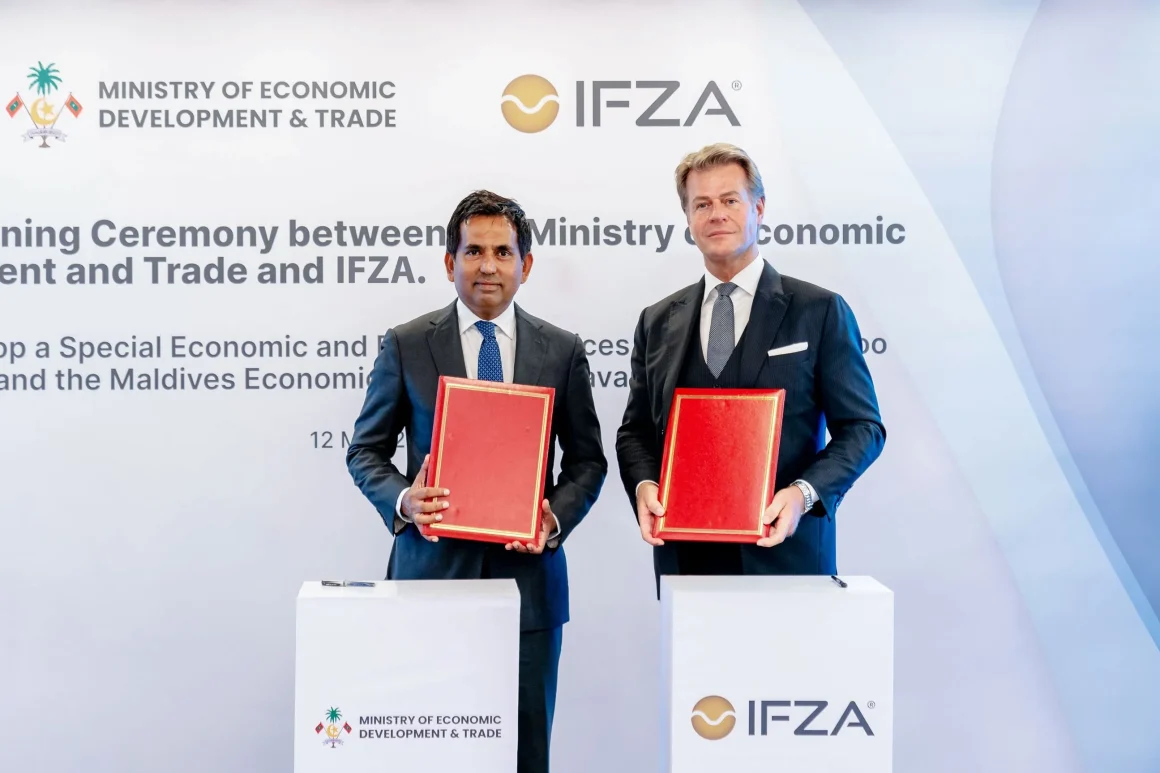 IFZA, Government of Maldives to develop services at ‘Funadhoo Island’