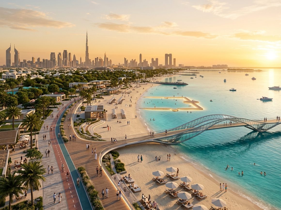 Dubai begins development of Al Mamzar and Jumeirah 1 beaches, new floating bridge for pedestrian