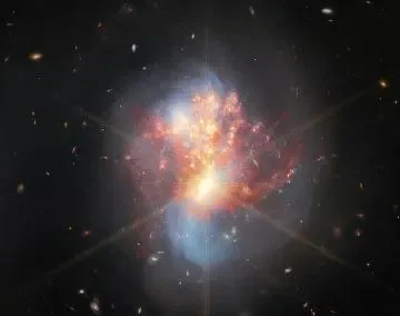 NASA releases Webb telescope images of galactic merger