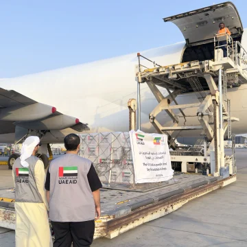 Following directives of the UAE President, UAE dispatches plane to Ethiopia in response to landslides