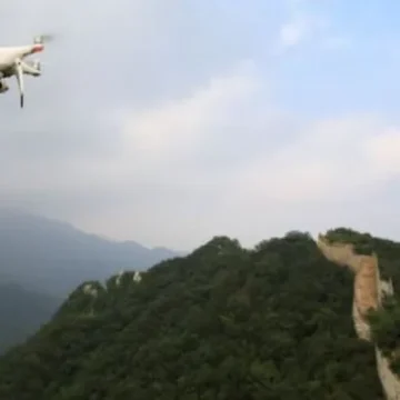 Beijing launches drone delivery service on the Great Wall