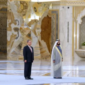 Mohammed bin Rashid receives China’s Premier of State Council at Qasr Al Watan