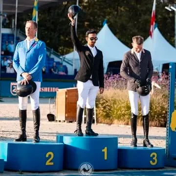 UAE’s rider Al Marzouqi wins World Show Jumping Championship of FEI WBFSH Jumping World Breeding Championship for Young Horses