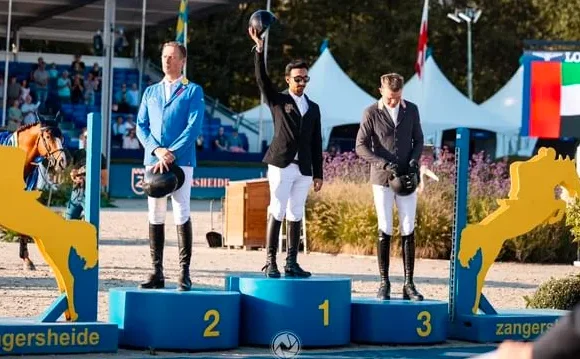 UAE’s rider Al Marzouqi wins World Show Jumping Championship of FEI WBFSH Jumping World Breeding Championship for Young Horses