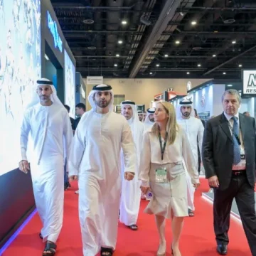 Mansoor bin Mohammed visits 8th edition of Dubai Active, Dubai Active Industry, Dubai Muscle Show