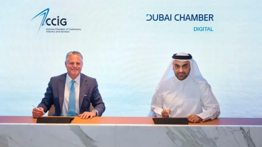 Dubai Chamber of Digital Economy signs MoU with Geneva Chamber of Commerce