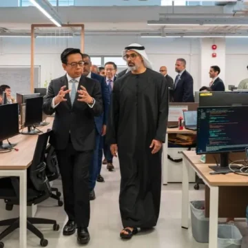 Crown Prince of Abu Dhabi visits AI Singapore