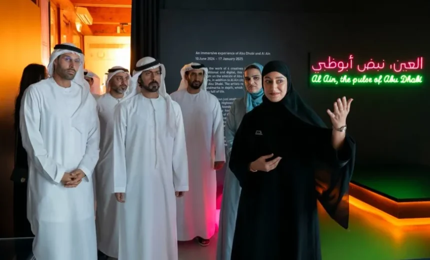 Khalifa bin Tahnoon bin Mohammed visits Traditional Handicrafts Festival