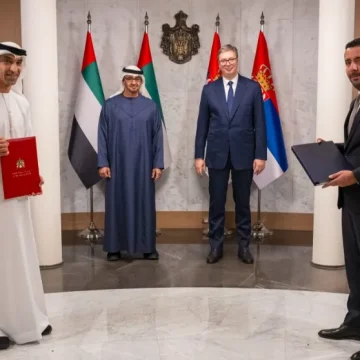 Presidents of UAE, Serbia witness exchange of Comprehensive Economic Partnership Agreement