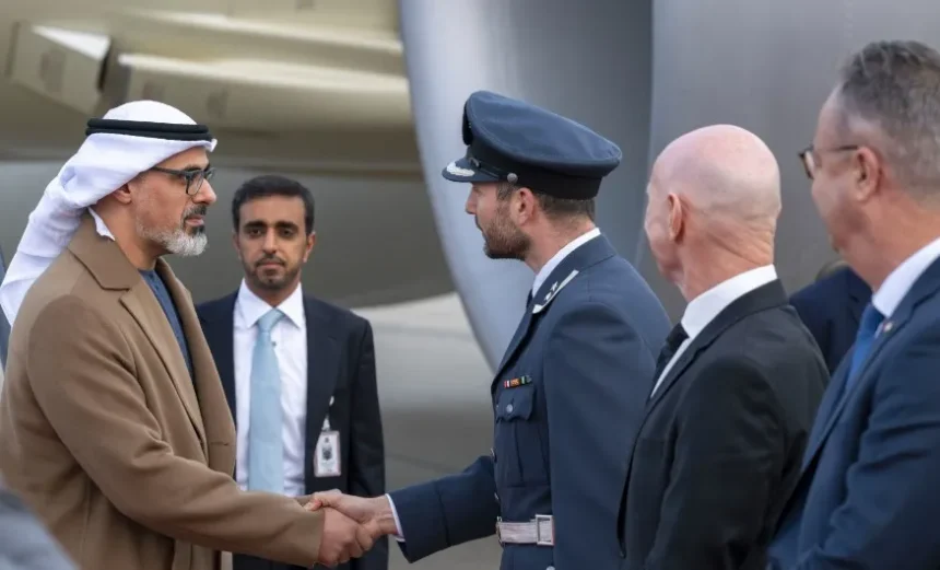 Crown Prince of Abu Dhabi arrives in Norway on official visit