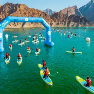 Dubai Stand Up Paddle 2024 sees record-breaking participation at picturesque Hatta Dam