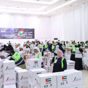 Fujairah delivers 530 tonnes of aid as part of ‘UAE Stands with Lebanon’