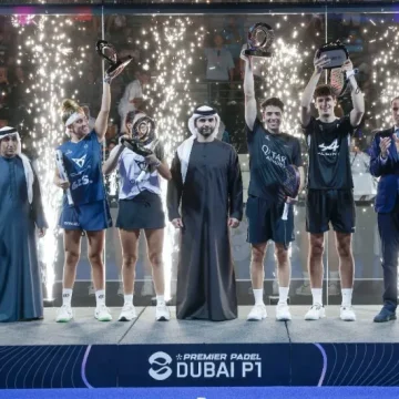 Mansoor bin Mohammed crowns champions at inaugural Dubai Premier Padel P1