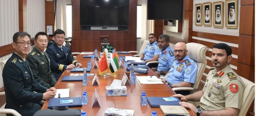 UAE Air Force Commander meets Chinese defence official